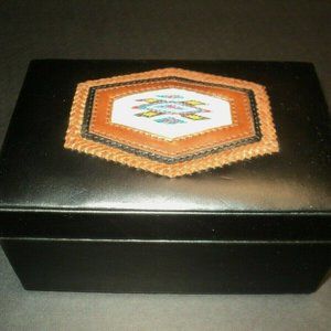 Royal Crown Custom Leathers Trinket Box 6"x 3 3/4"